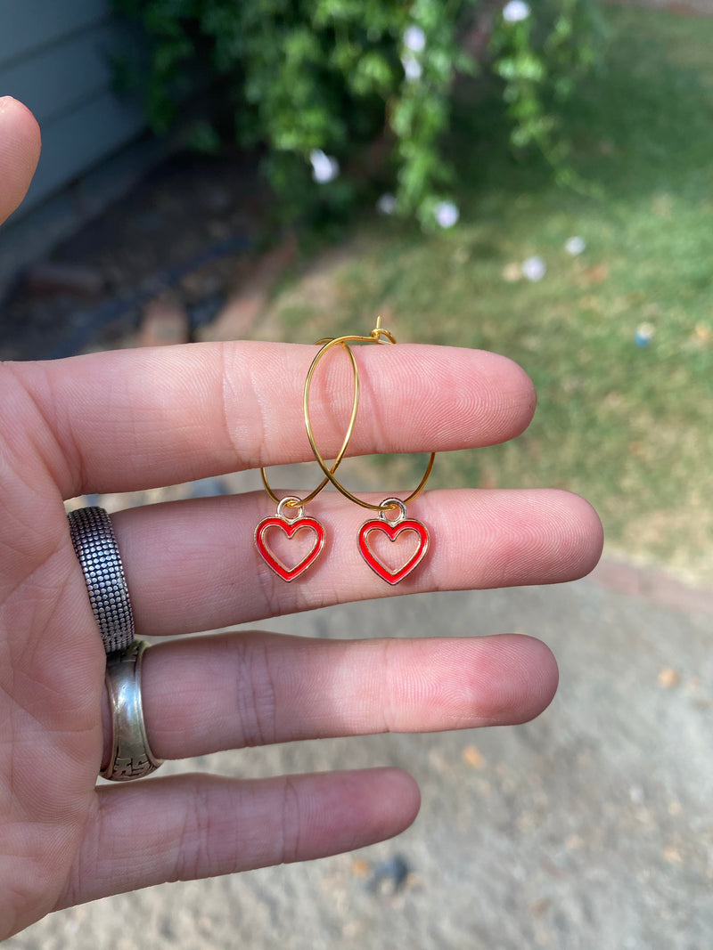 ALEXANDRA HEART HOOPS