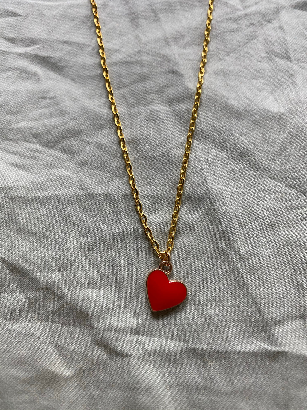 SARAH HEART PENDANT NECKLACE